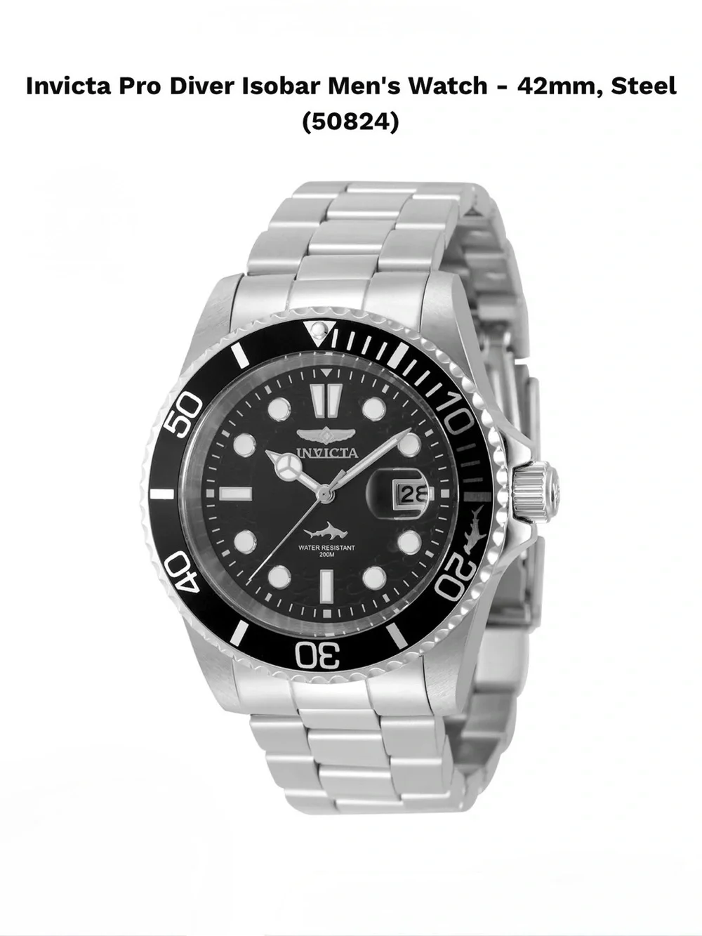 Invicta Pro Diver Isobar Stainless Steel 42mm, 50824